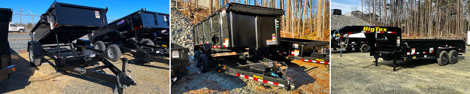Dump trailers for sale in Thomasville and Winston-Salem North Carolina