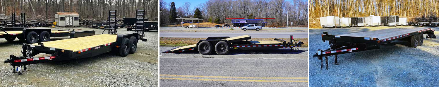 Equipment trailers + tilt trailers for sale in Thomasville and Winston-Salem North Carolina